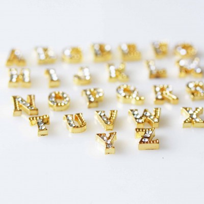 Gold Sparkle Letters